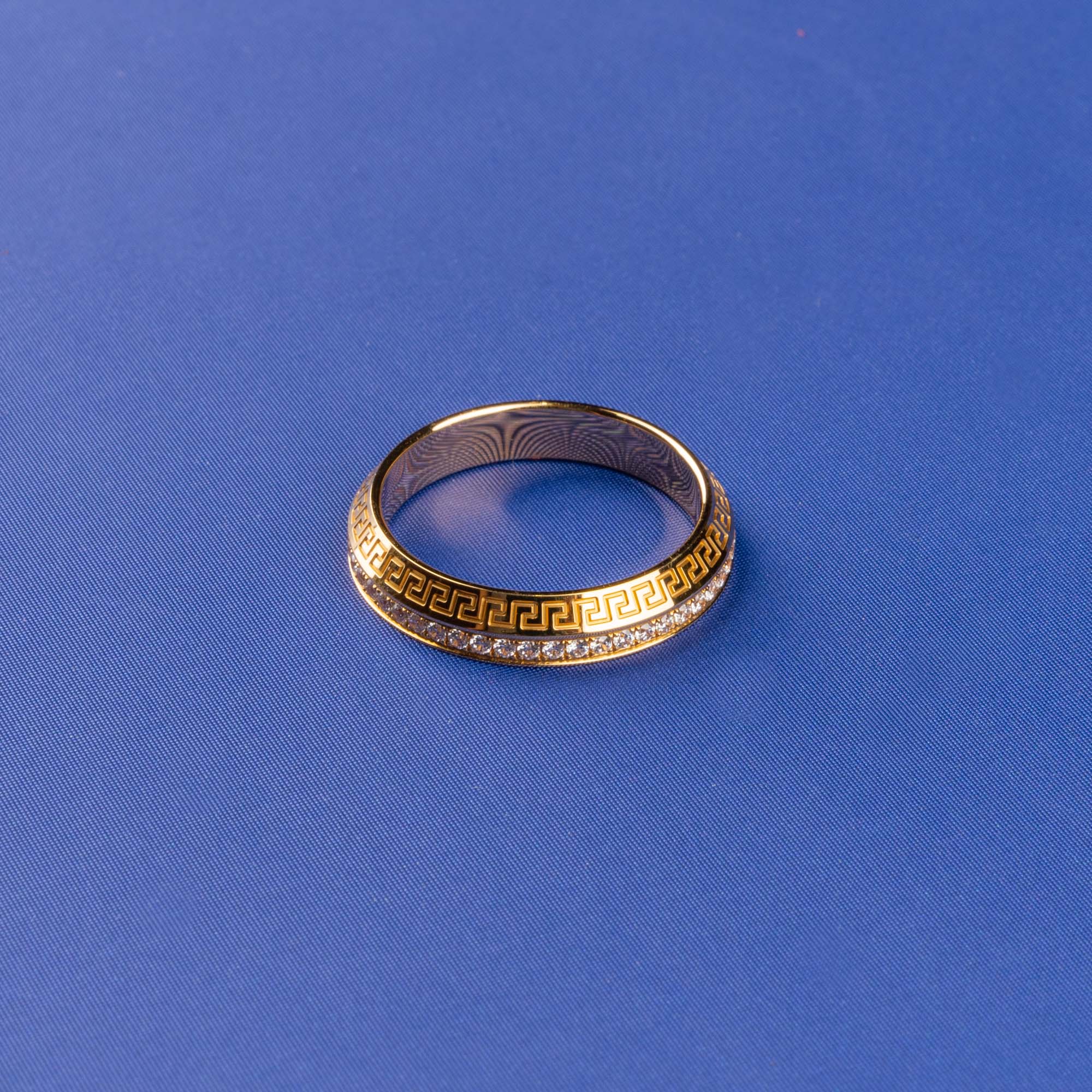 Handmade CZ Magic 22K Gold Ring