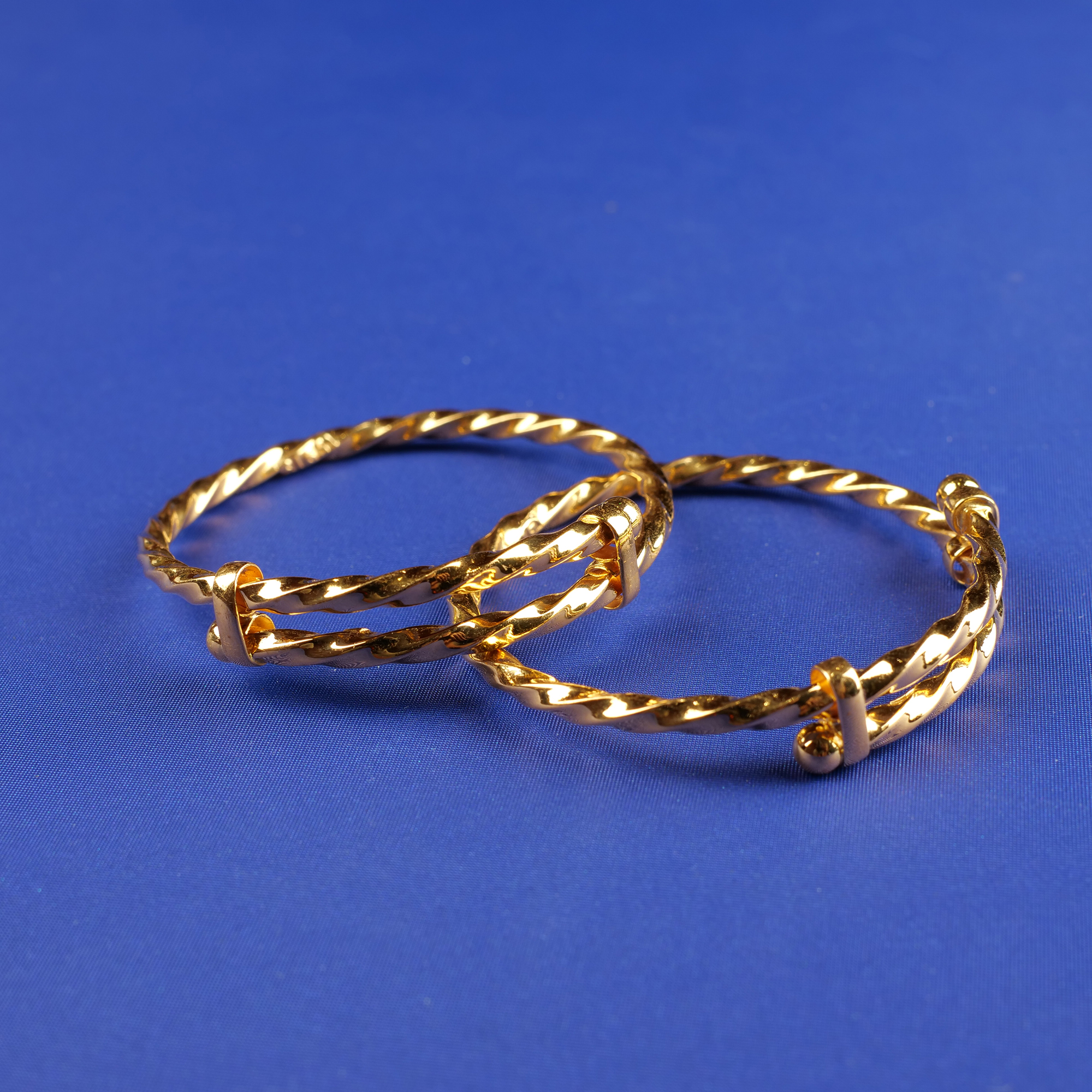 22K Baby Gold 'Adjustable' Bangles