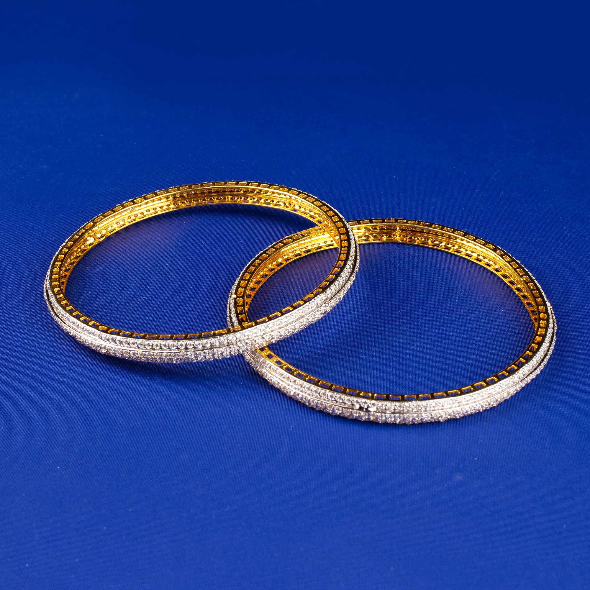 22K Gold Cz Bangles