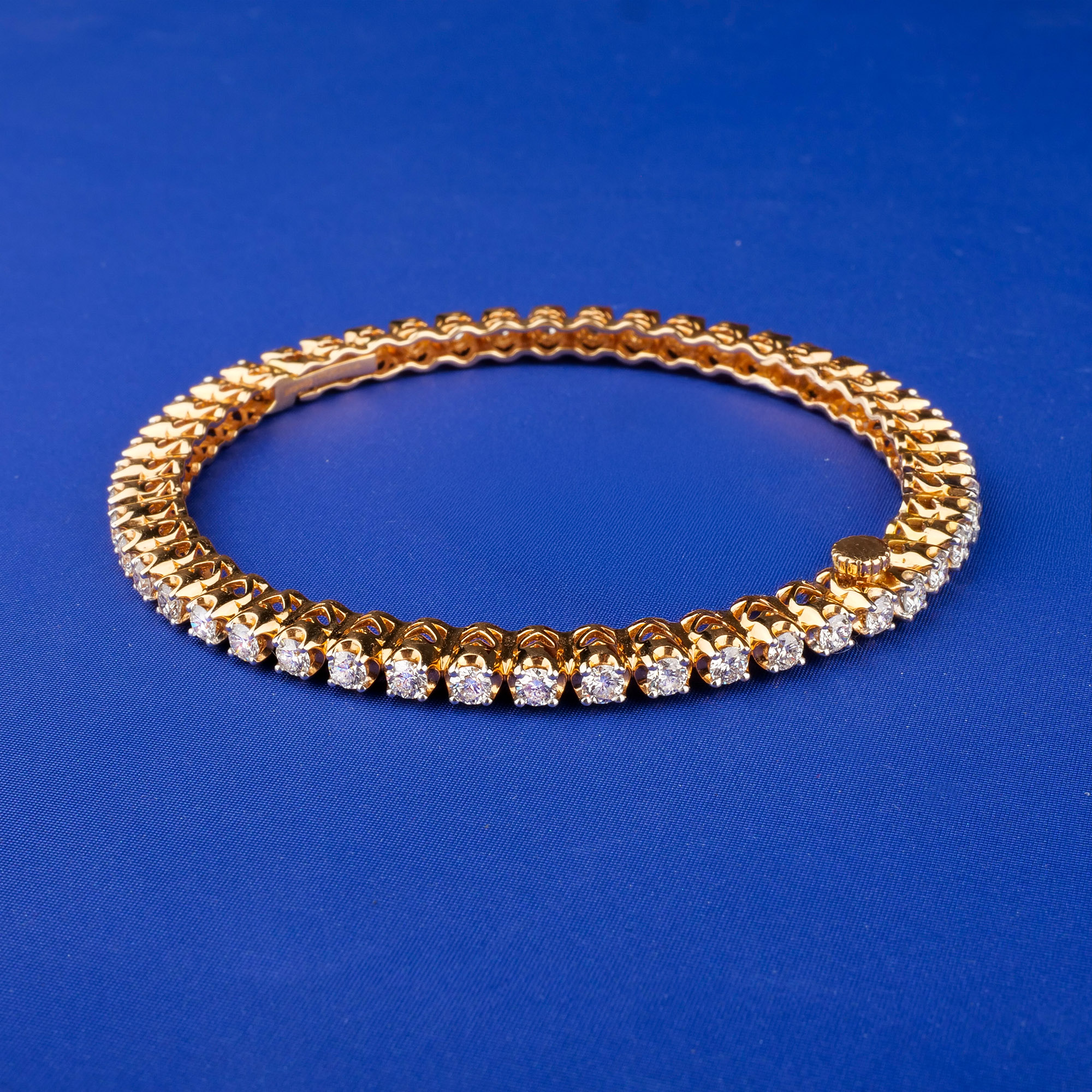 18K Rose Gold Diamond Bangle/Bracelet