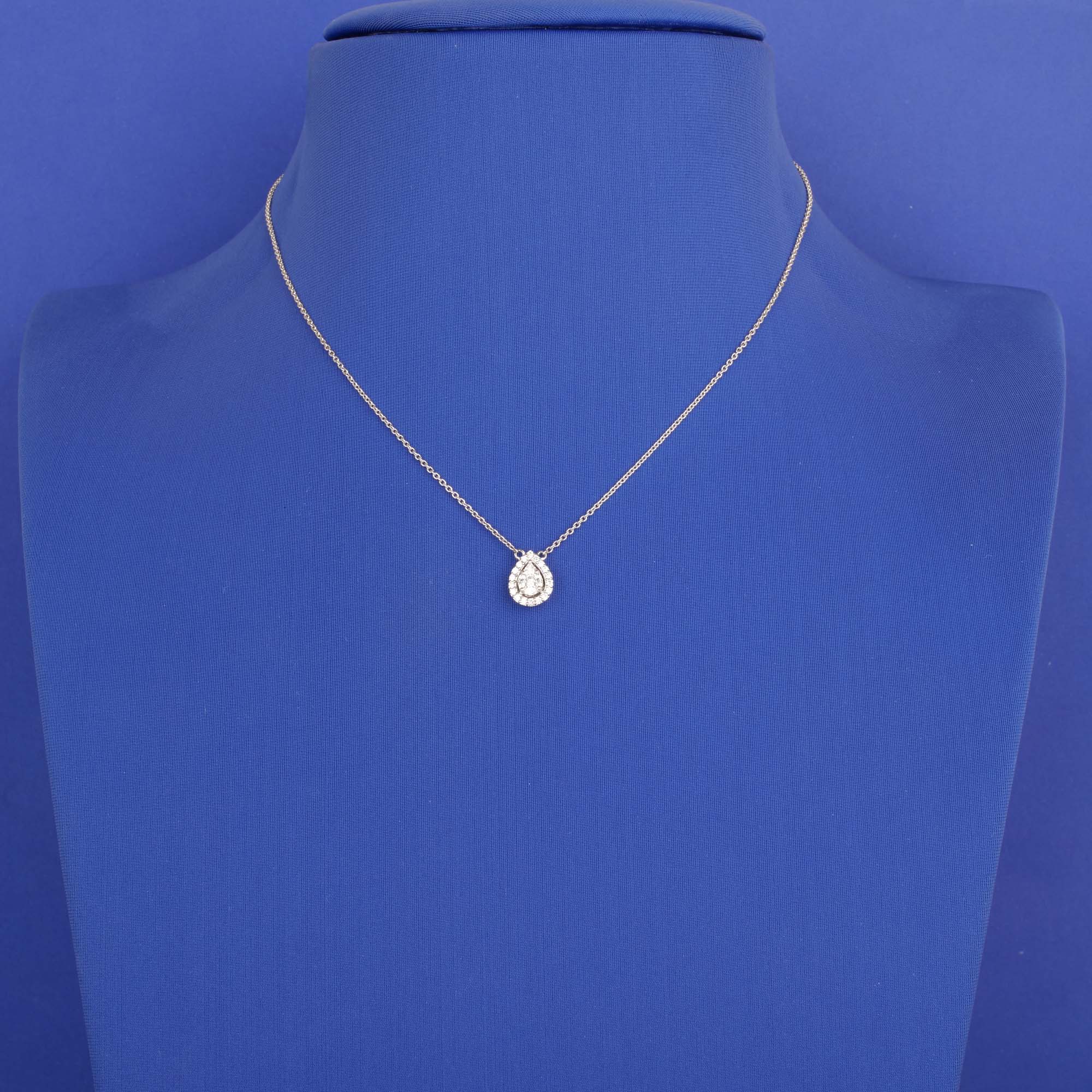 18K WG Diamond Necklace