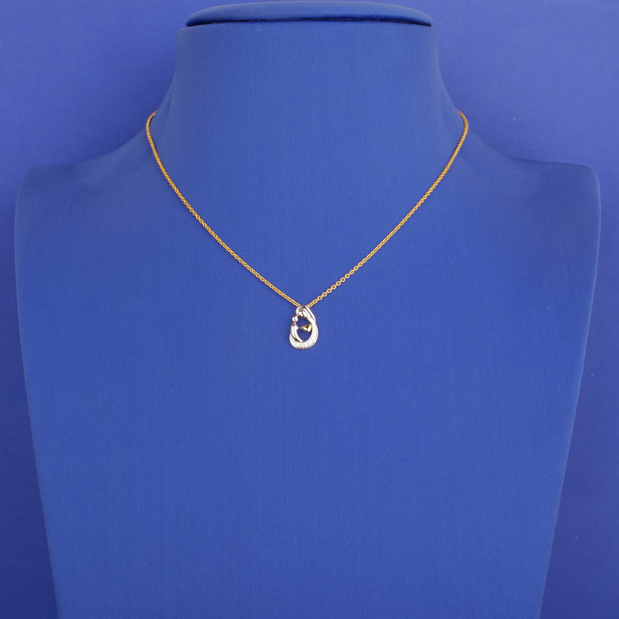 18K YG Diamond Necklace