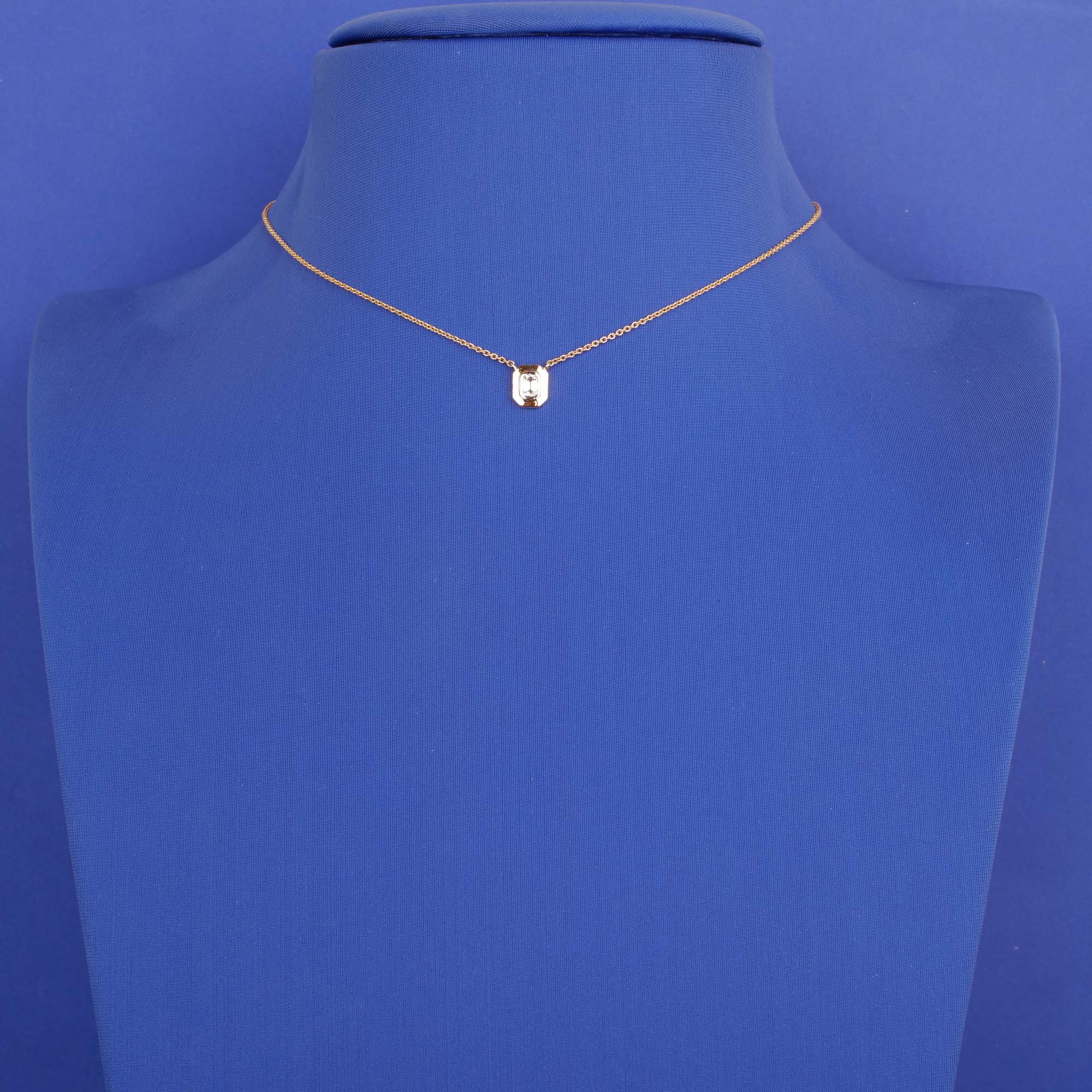 18K RG Diamond Necklace