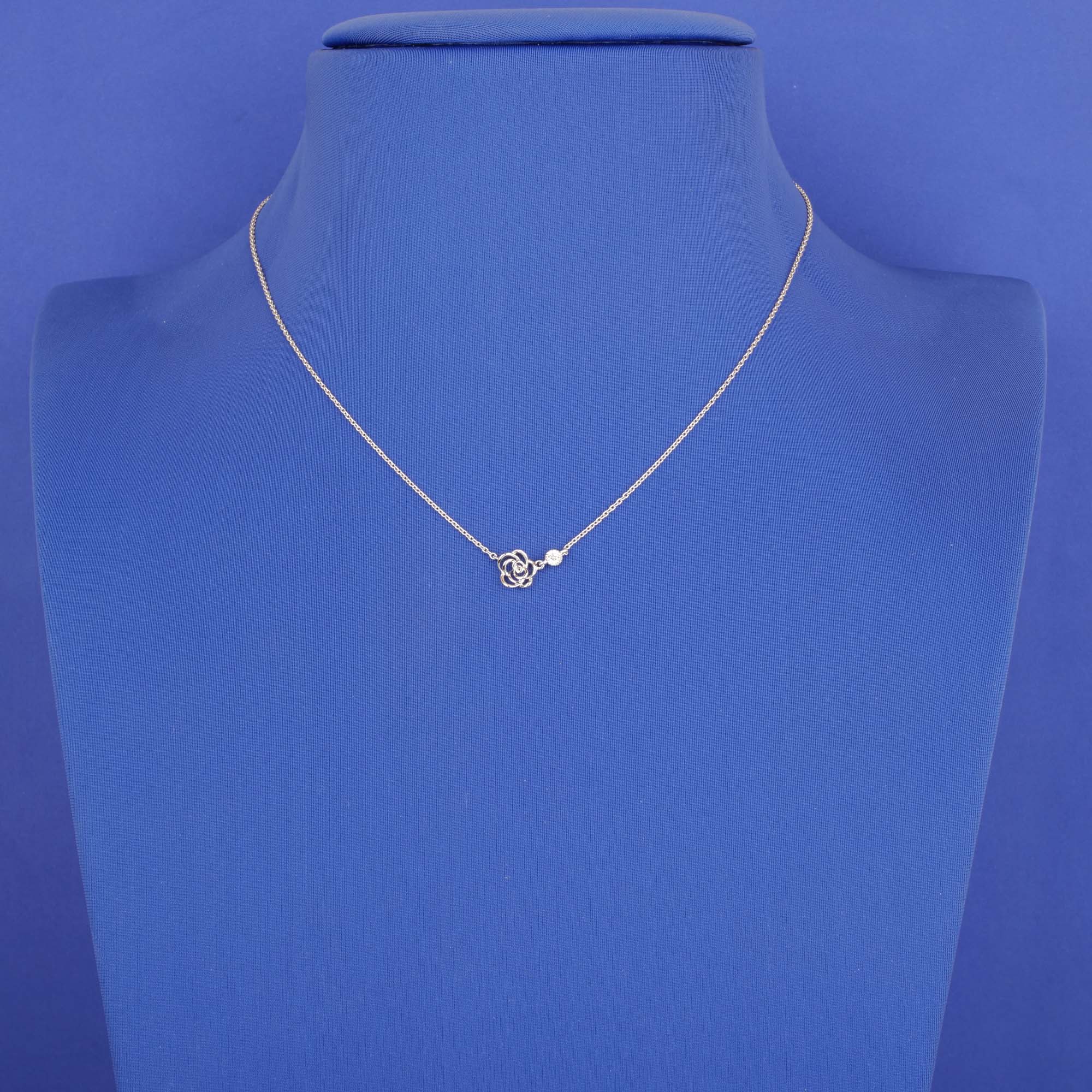 18K WG Diamond Necklace