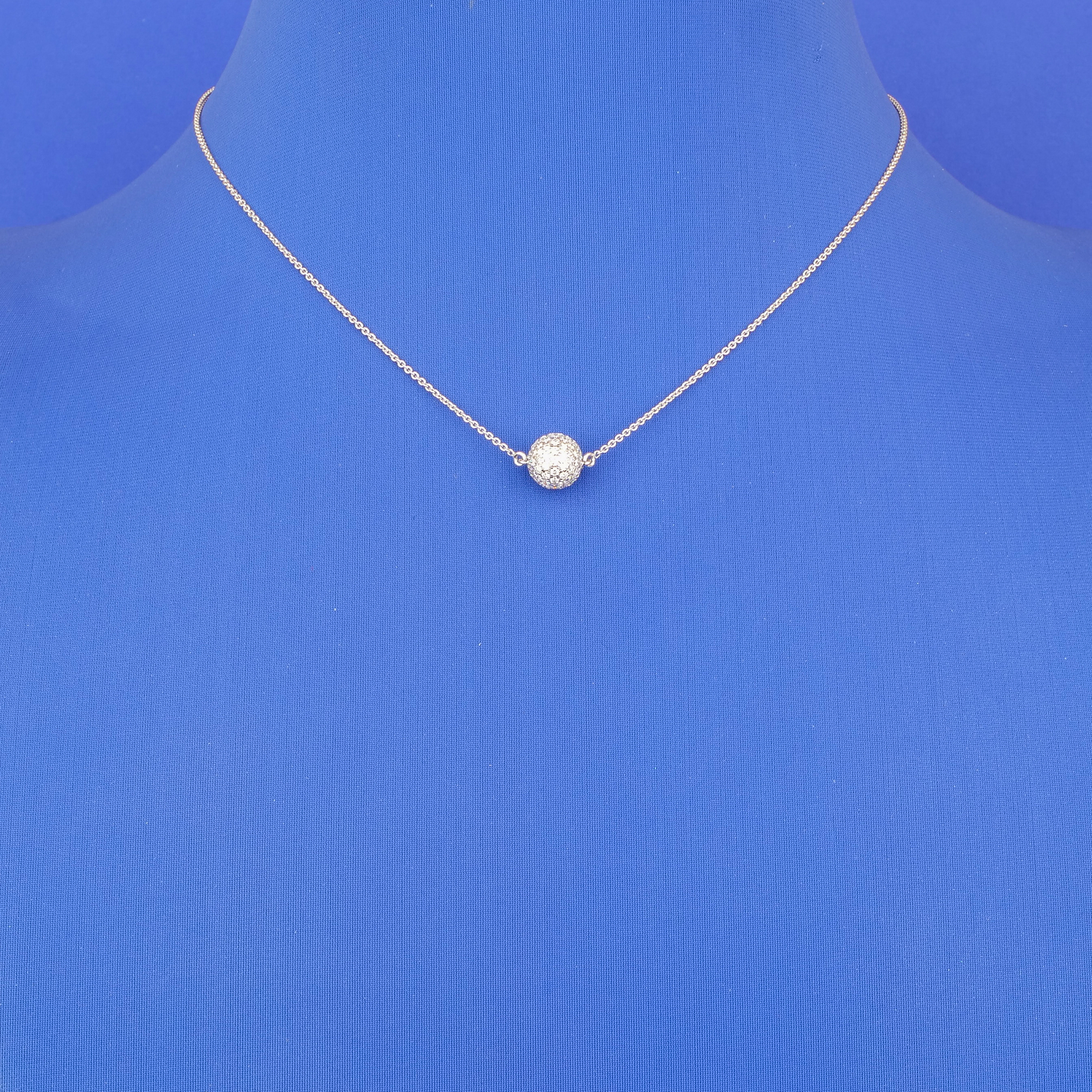 18K WG Diamond Necklace