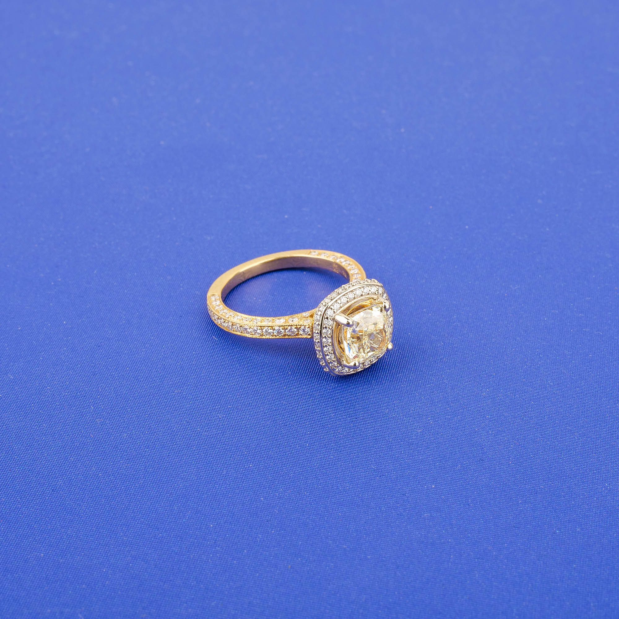 18K Yellow Gold Diamond Ring (Mounting Only)