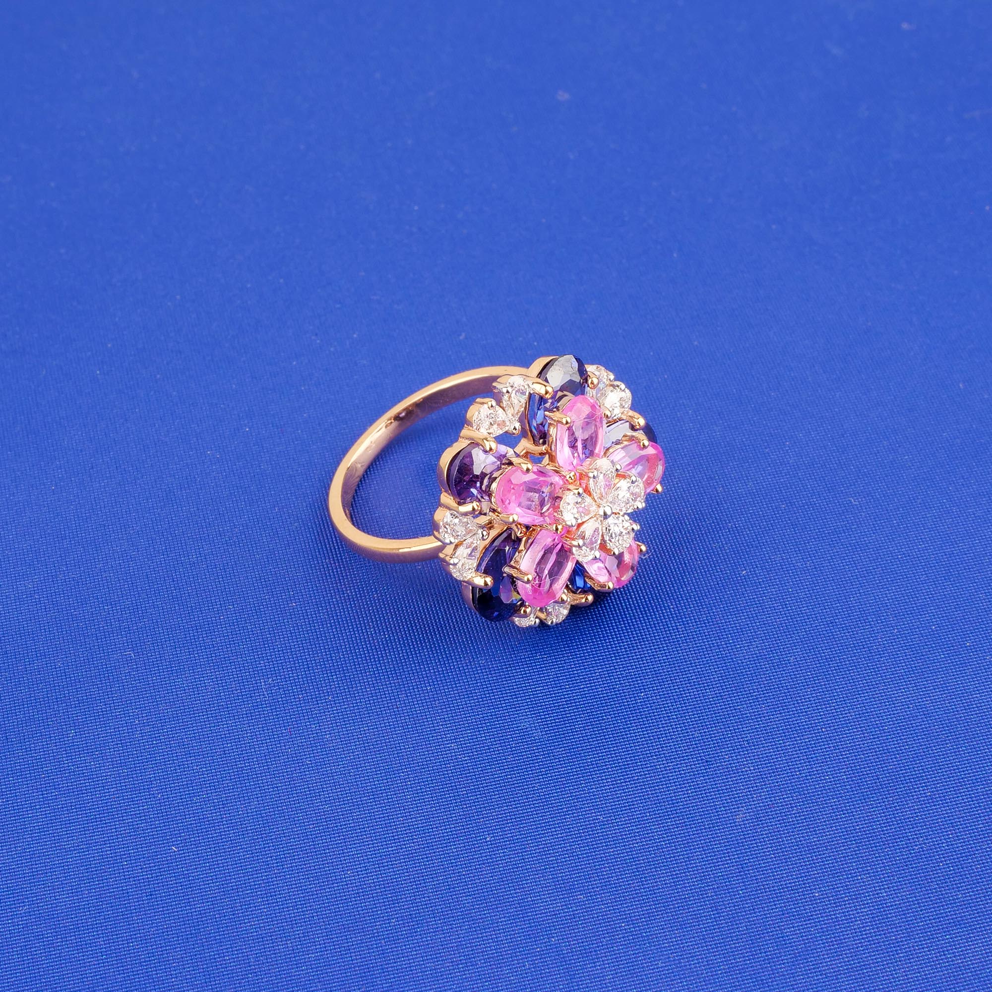 18K Rose Gold Diamond Ring