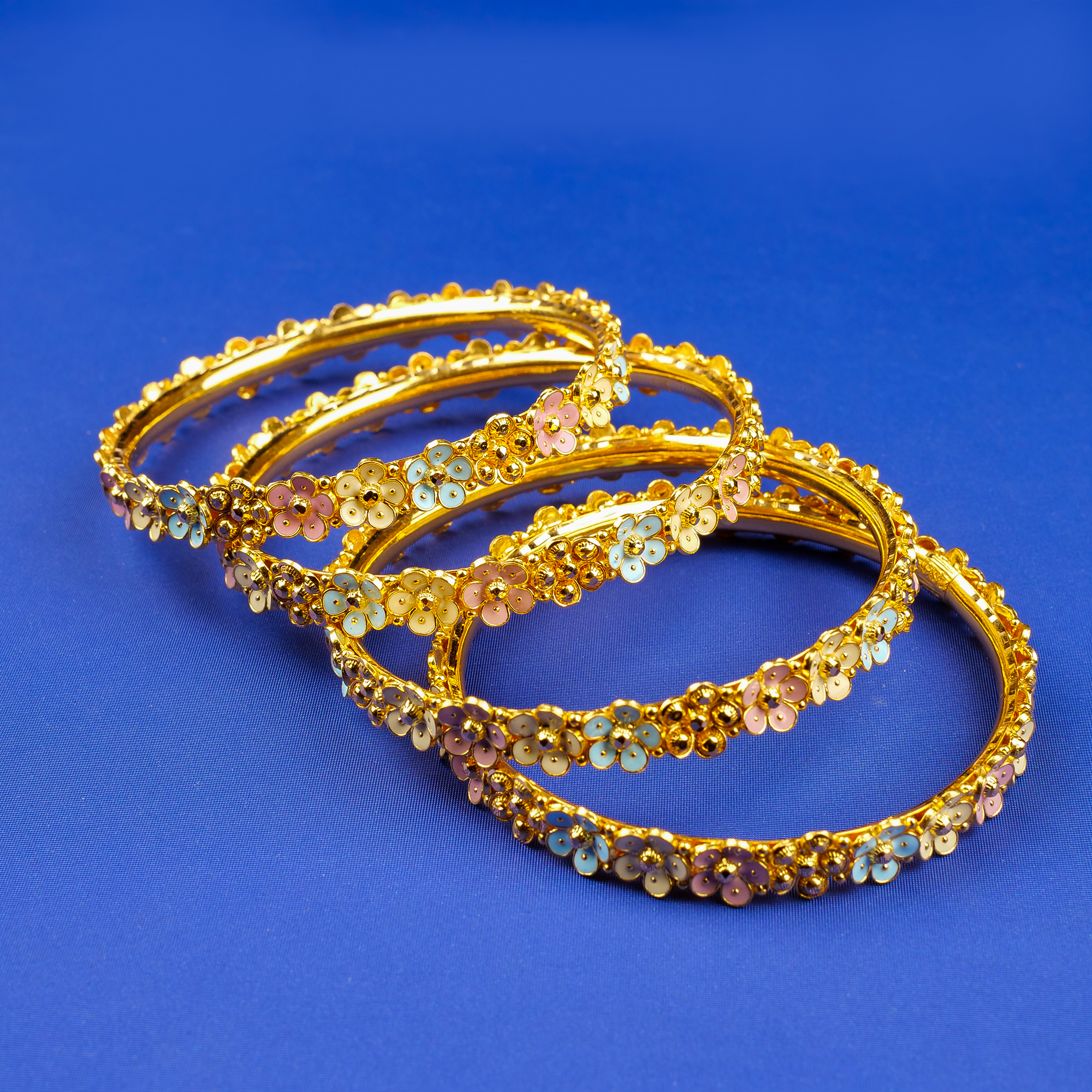 22K Minakari Gold Bangles