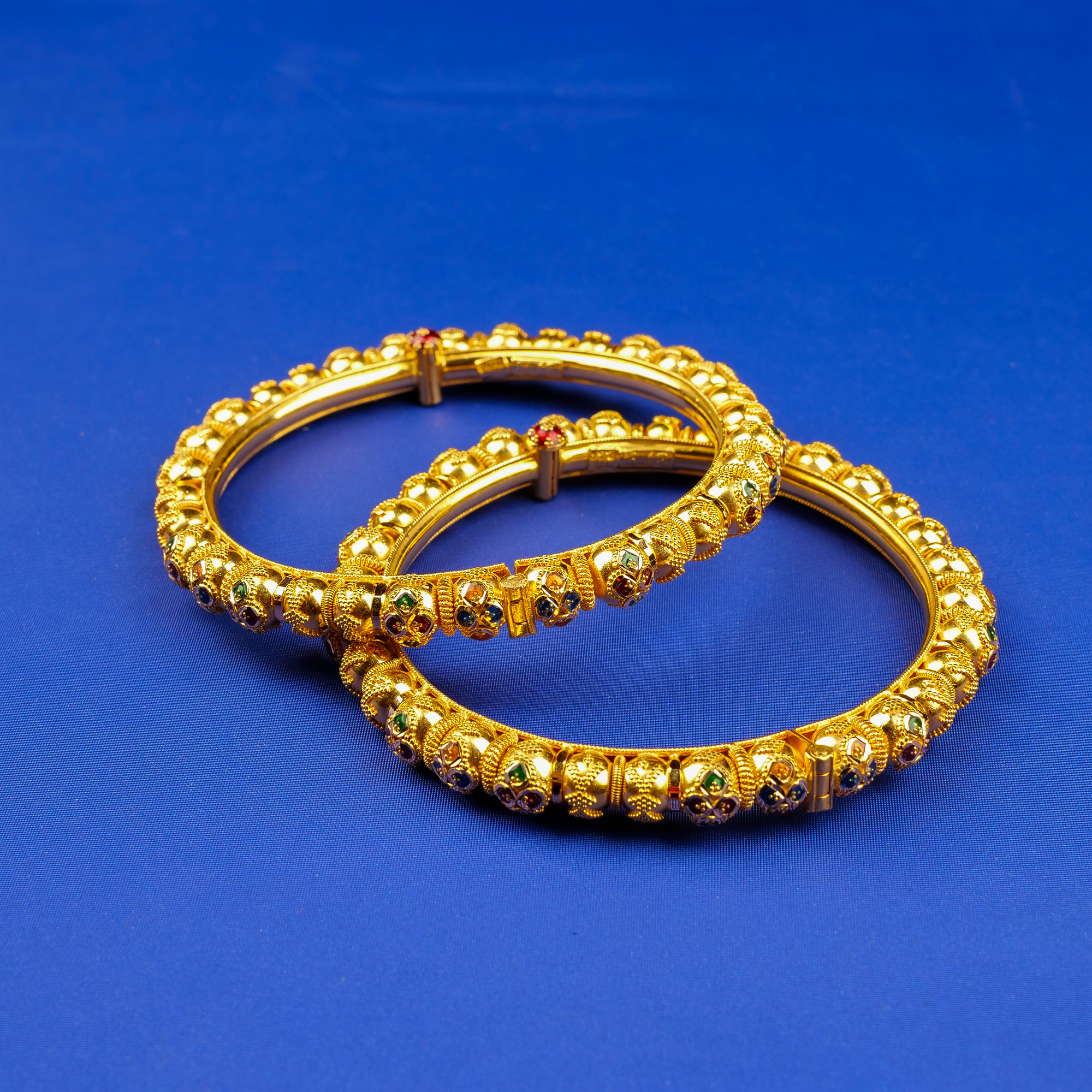 22K Minakari Gold Bangles/Kadas