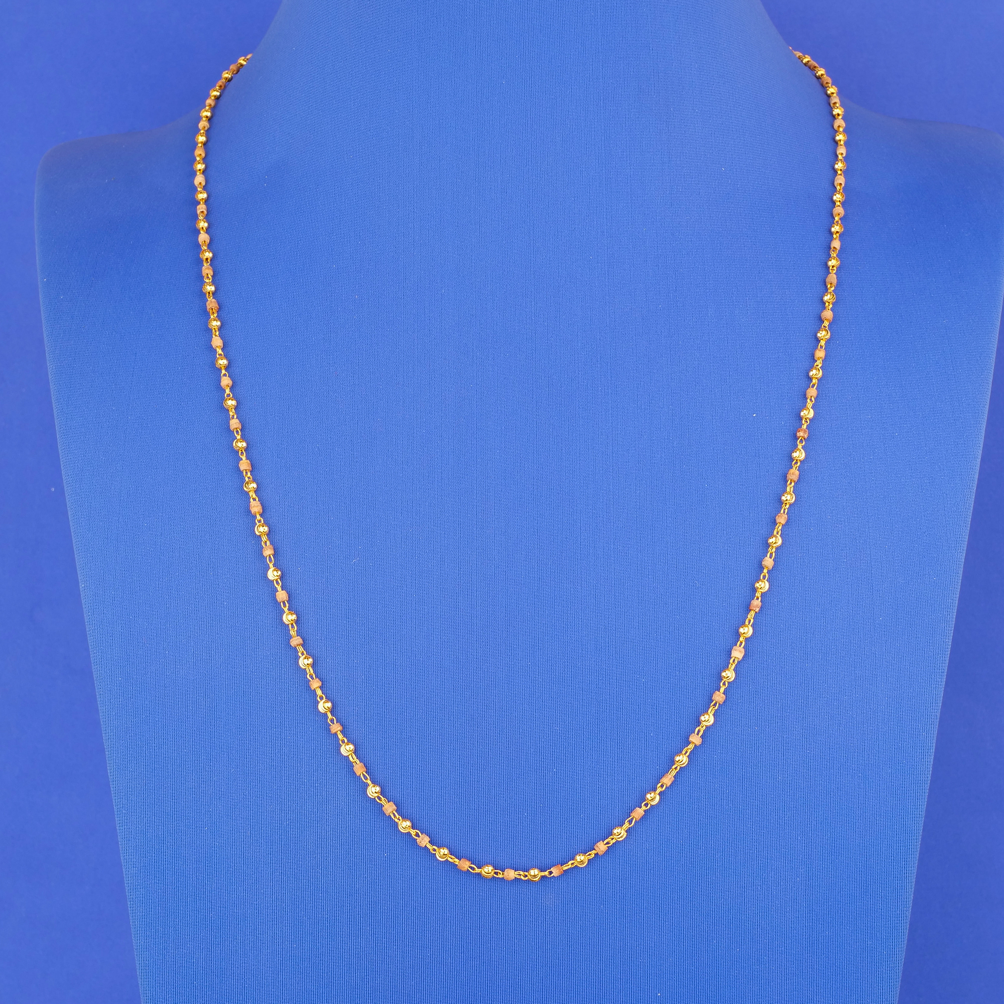 22K Gold Tulsi Chain