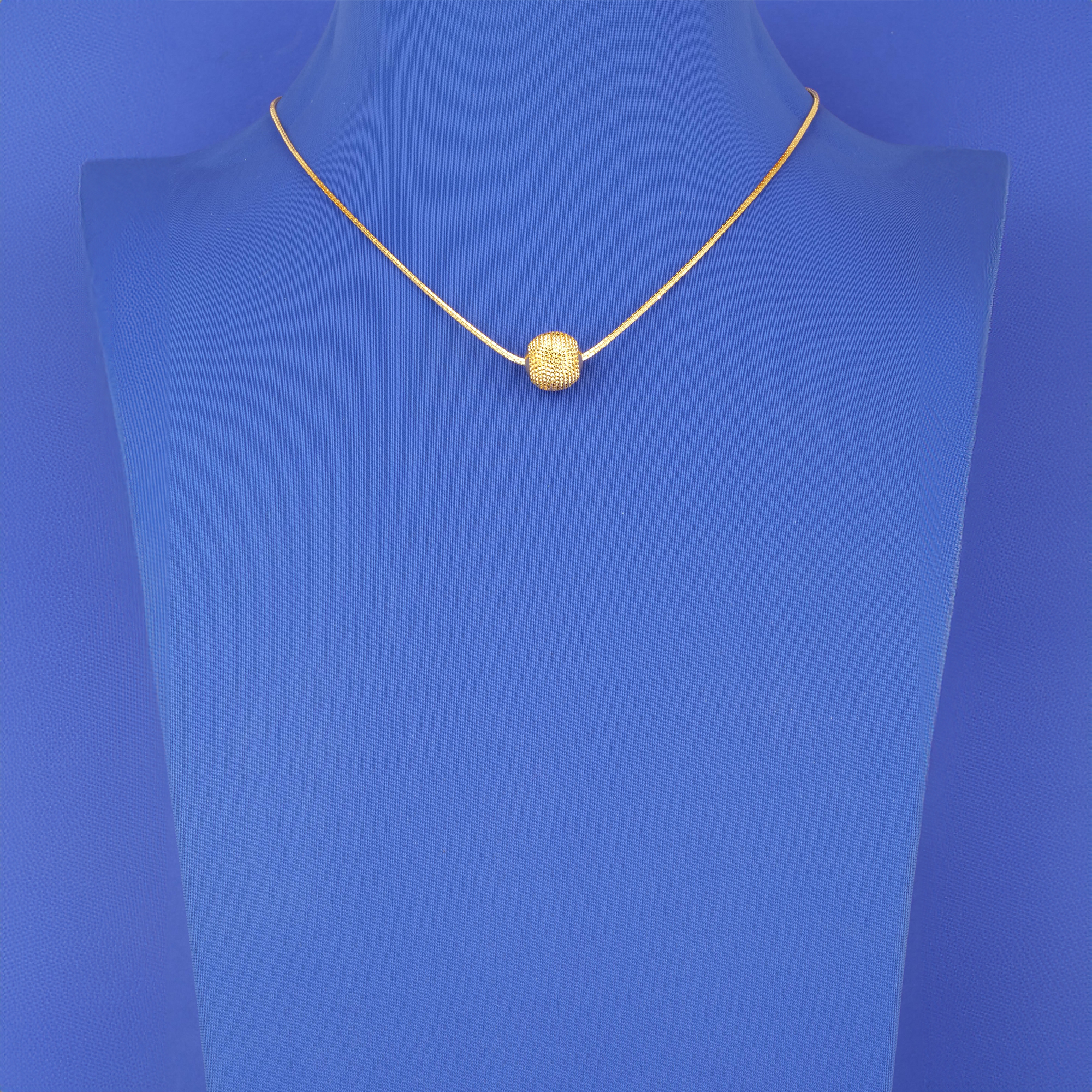 22K Gold Pendant Chain