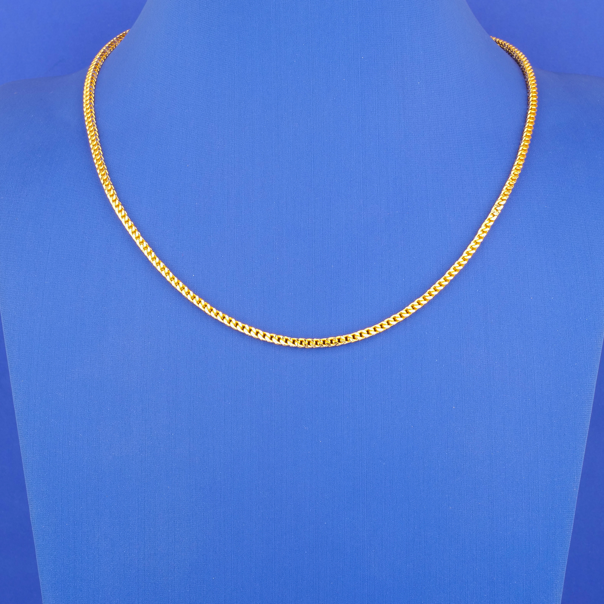 22K Two-Tone Gold Chain