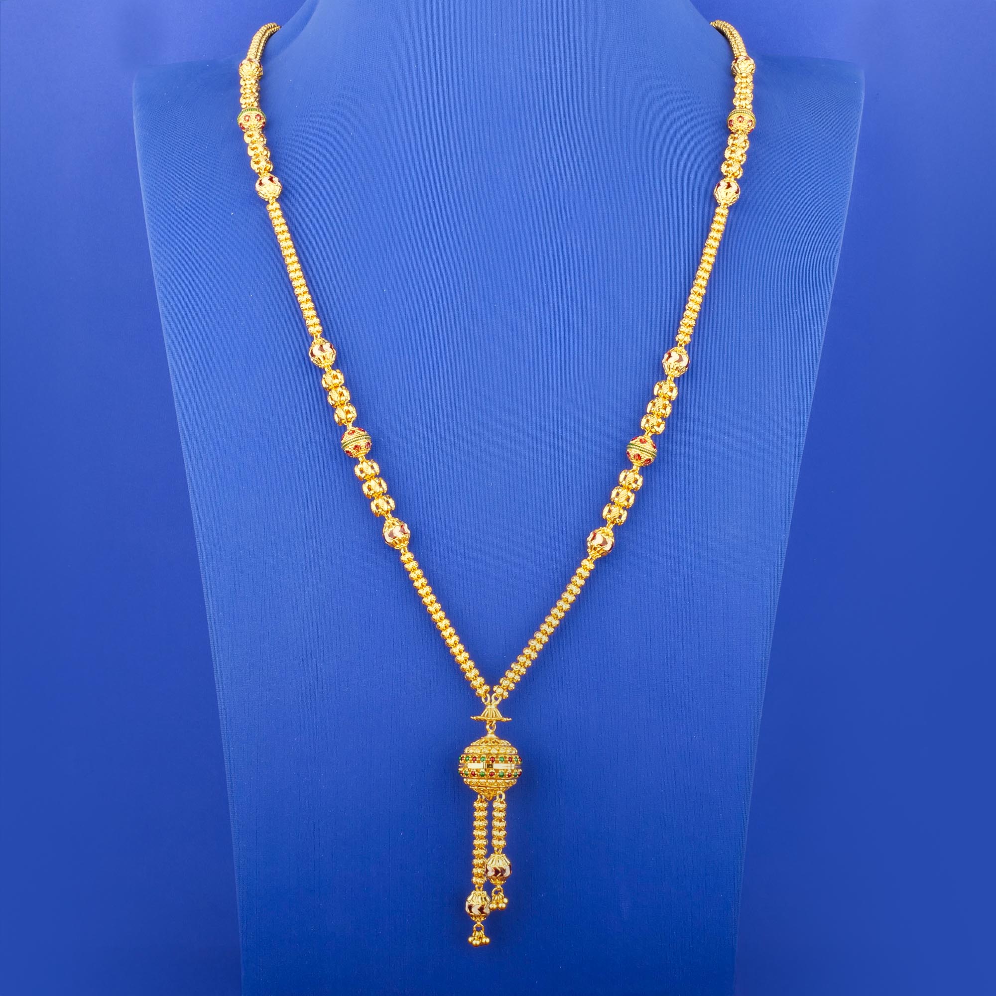 22K Minakari Gold Chain/Necklace