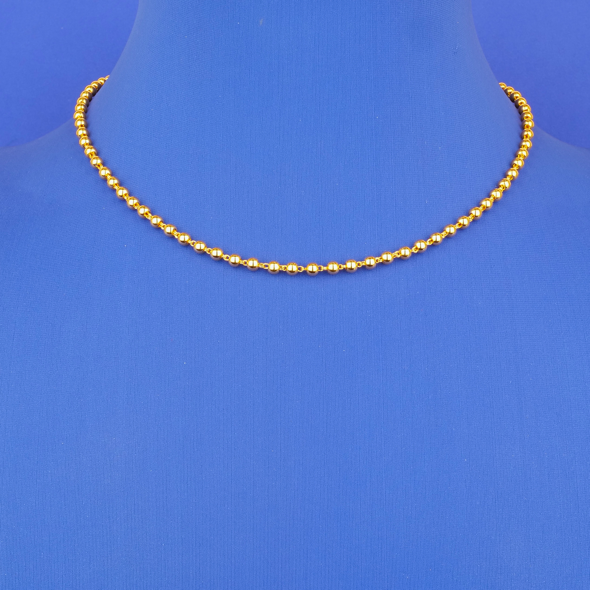 22K Gold 'Paperclip' Chain