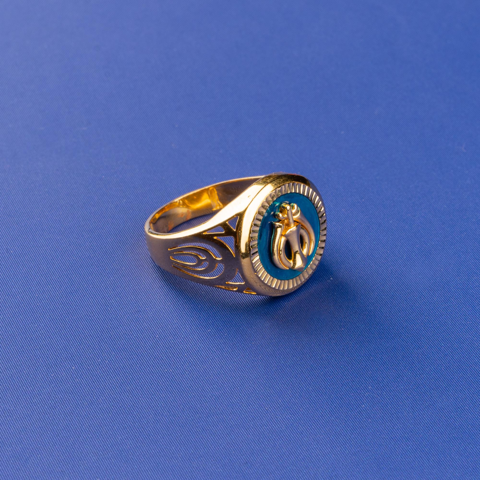 Khanda Magic 22K Gold Men's Ring