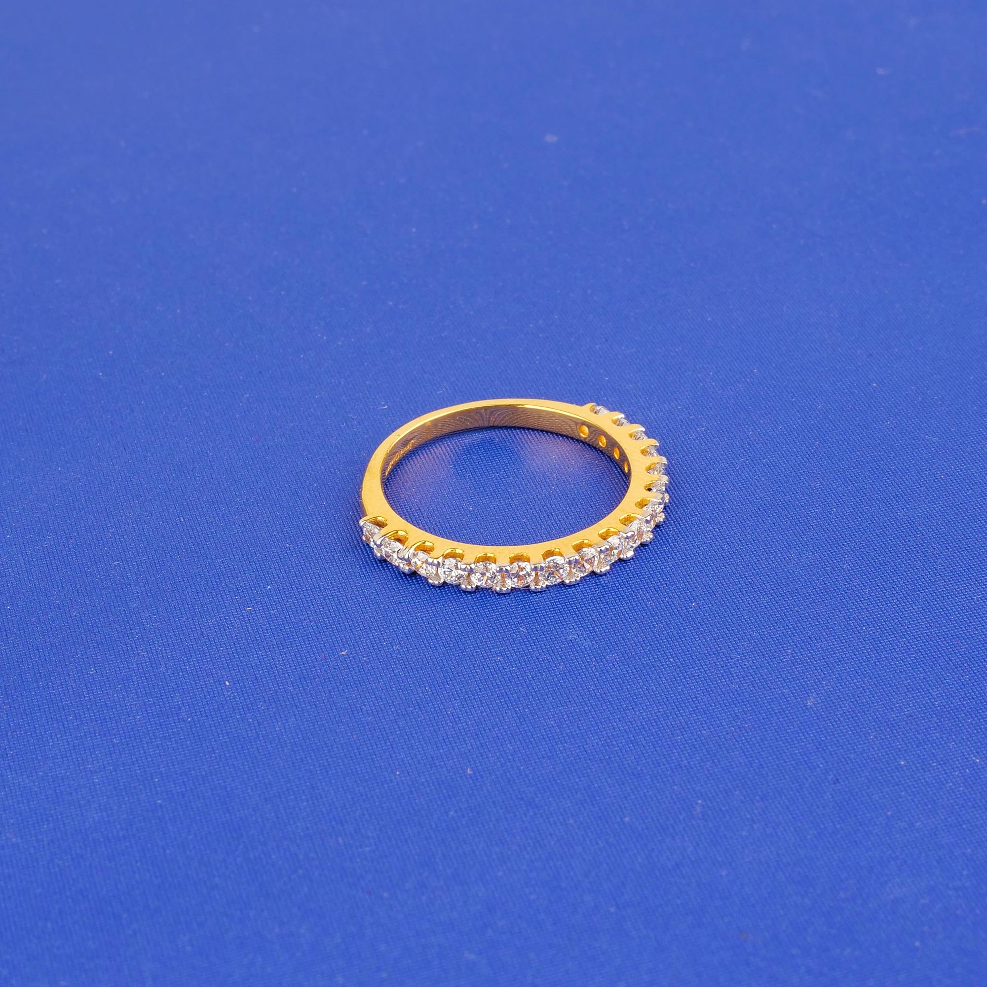 22K Gold Cubic Zirconia Ring