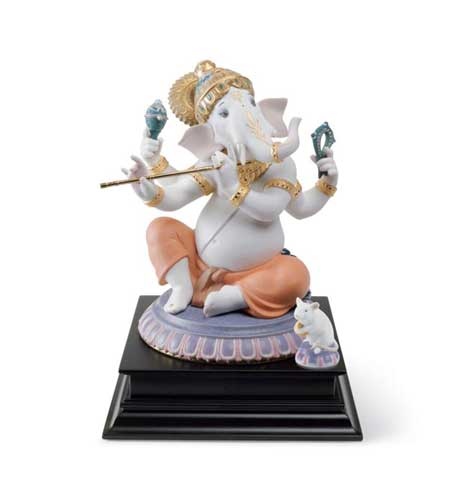 Bansuri Ganesha Figurine. Limited Edition