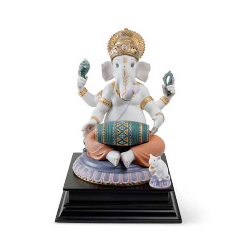 Mridangam Ganesha Figurine. Limited Edition