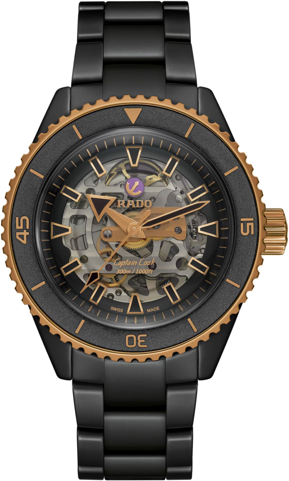 Rado Captain Cook High-Tech Ceramic Skeleton