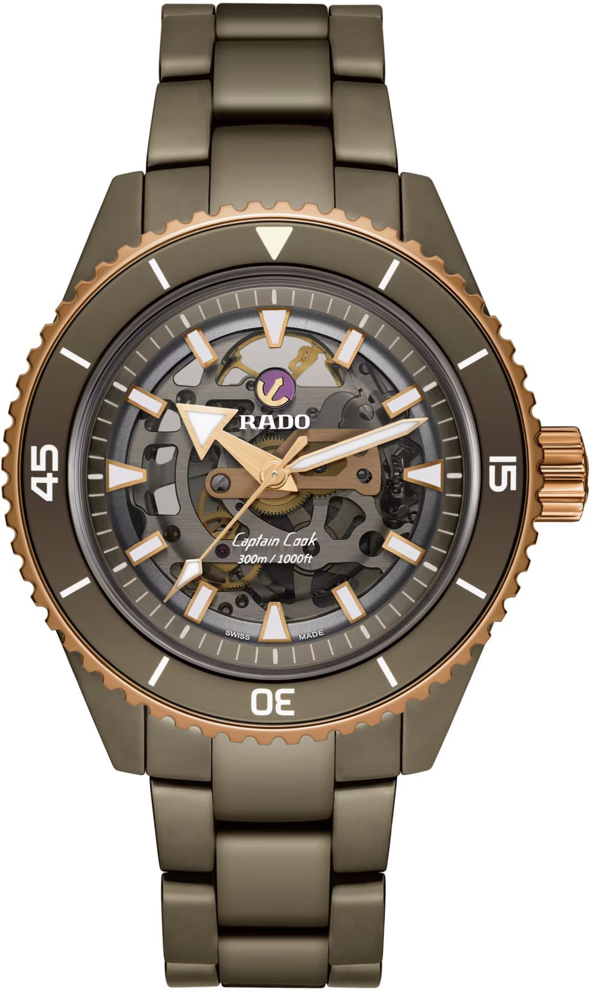 Rado Captain Cook High-Tech Ceramic Skeleton