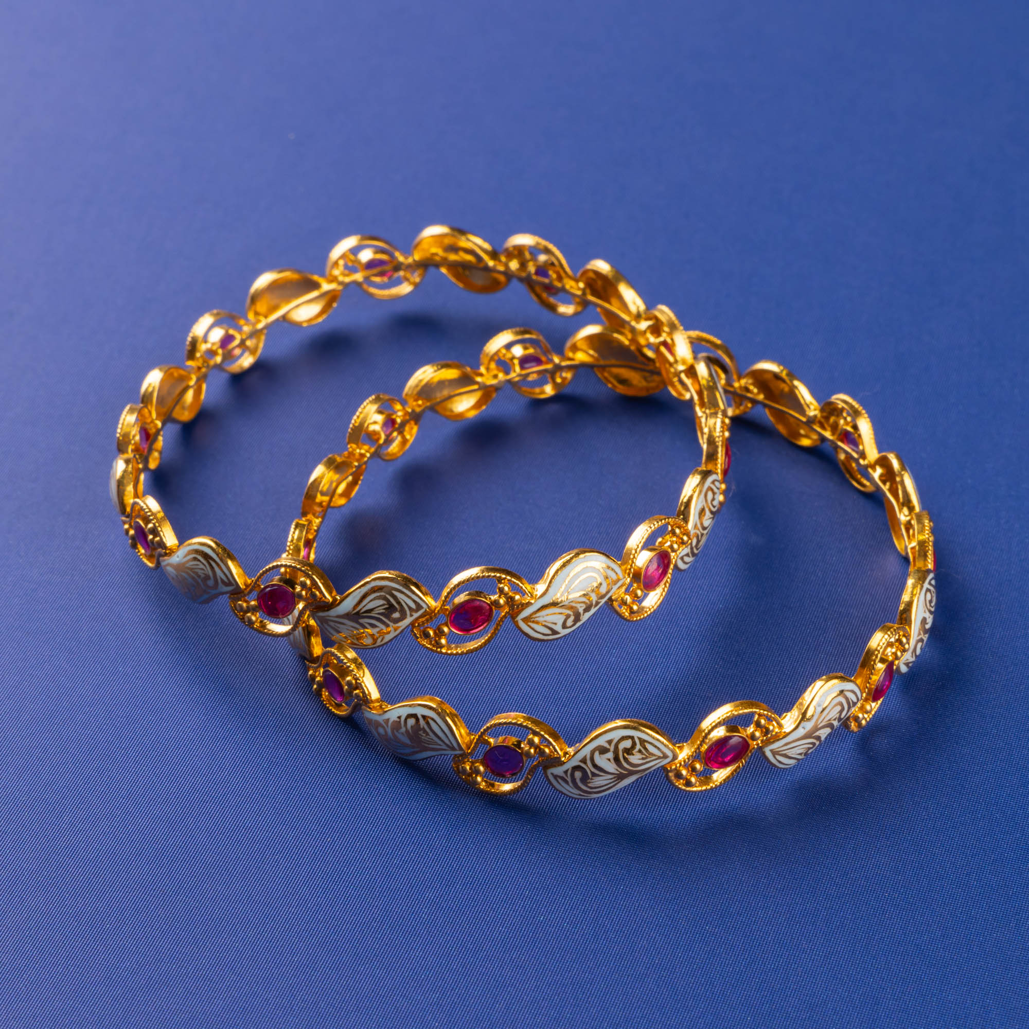 22K 'Antique' Minakari Bangles