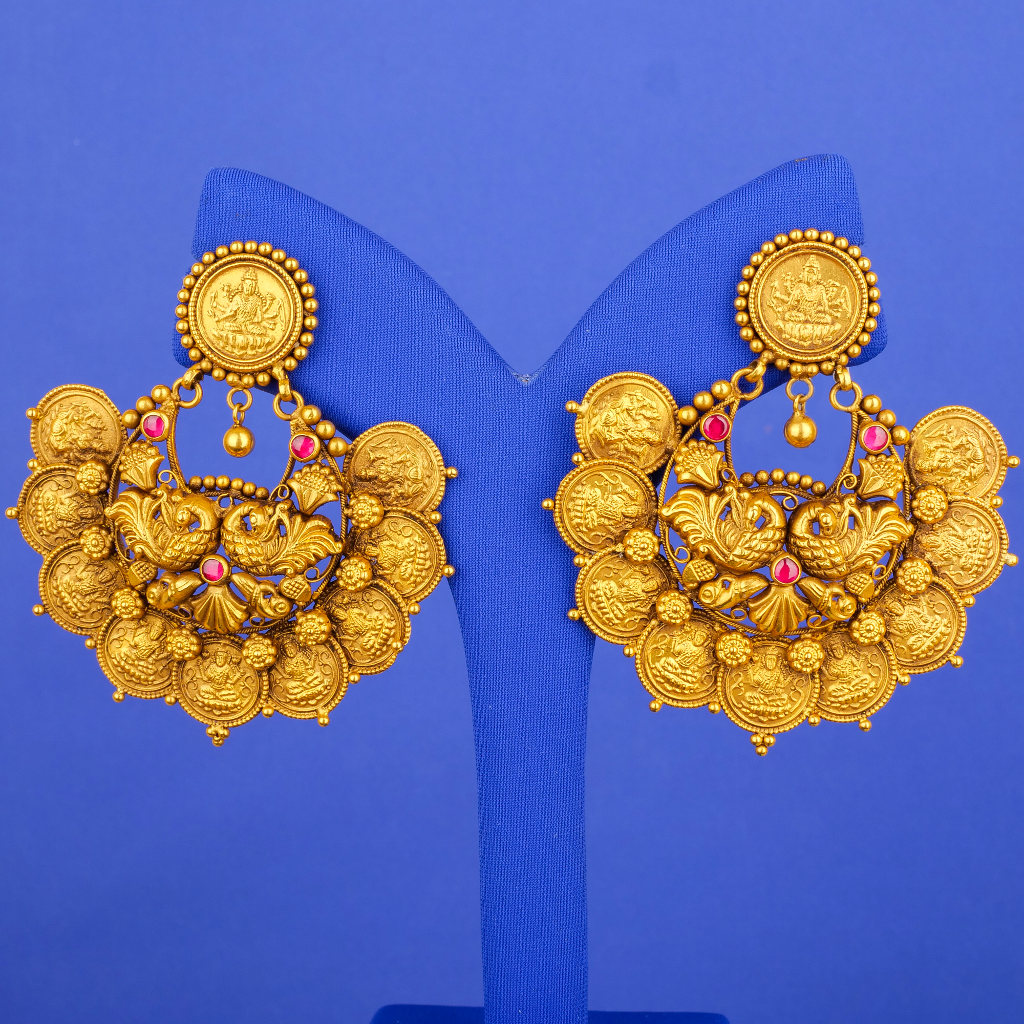 22K 'Antique' Lakshmi Earrings